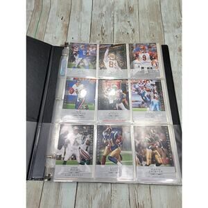 Football Binder Of Cards Over 135 Cards Full of Legends